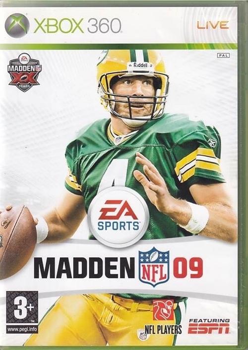 Madden NFL 09 - XBOX 360 (B Grade) (Genbrug)